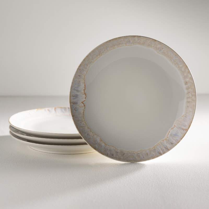 Taormina Dinner Plates, Set Of 4 - White